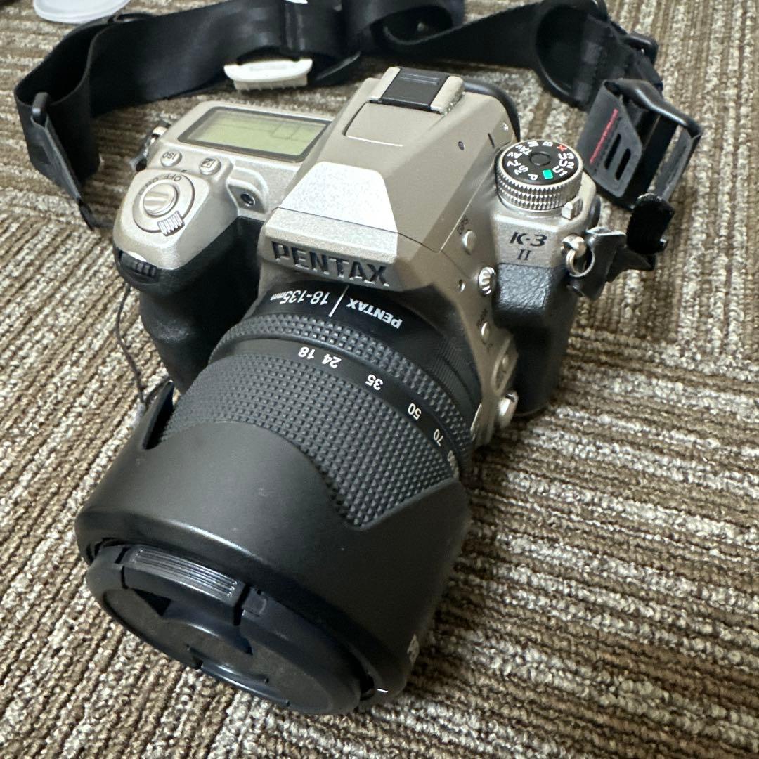 PENTAX K-3 II シルバー 一眼レフ 本体 DA18-135 望遠
