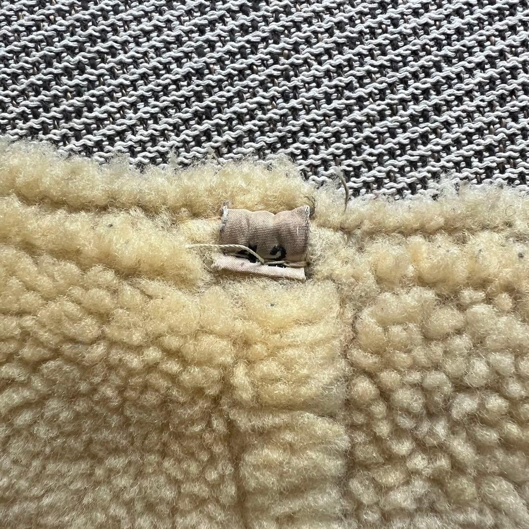 希少70's~80's vintage ムートンベスト　シープスキン　キャメル