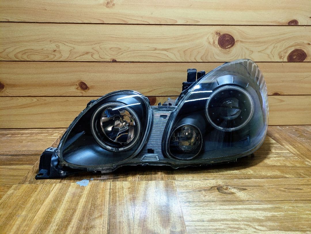 16系 アリスト イカリング ヘッドライト JZS160 JZS161