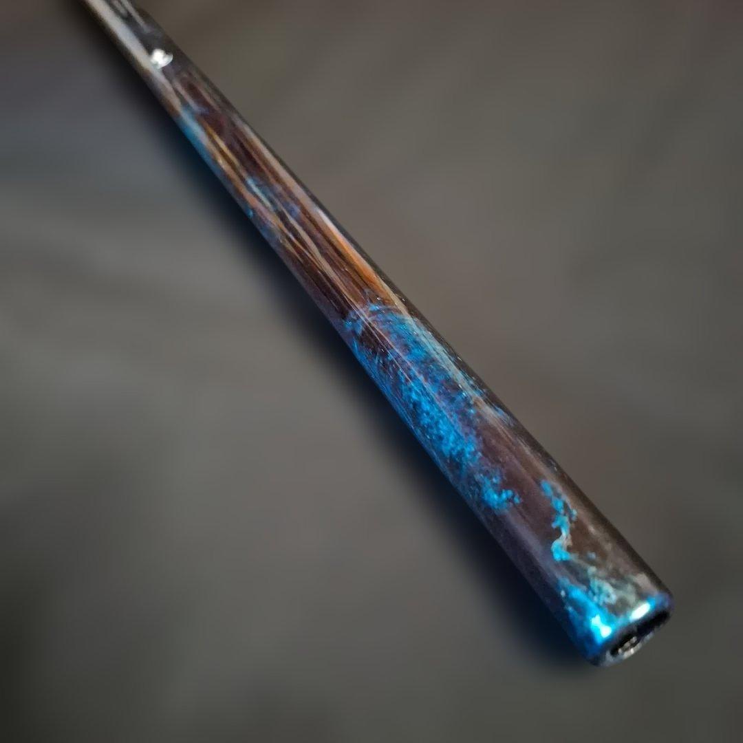 篠笛　古典調　7穴　5本調子　ブルーメタリック特注品