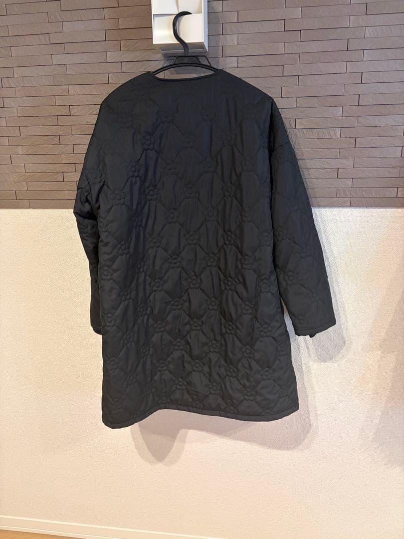 マリークワント希少品完売カラー定価大幅以下デイジーブラックロングブルゾン匿名配送