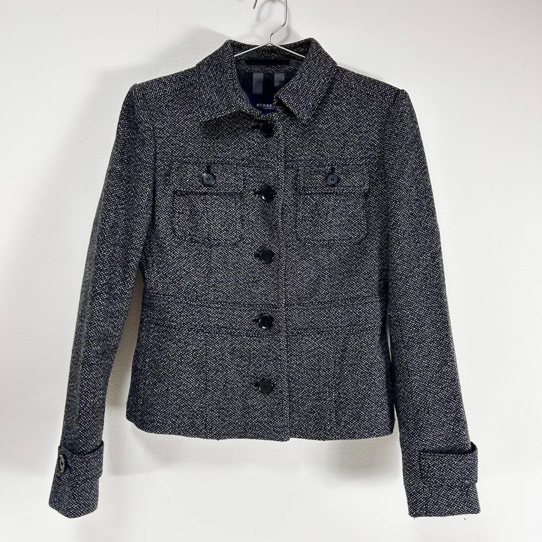 Ana　バーバリー　ロンドン　テーラードジャケット ツイード素材
