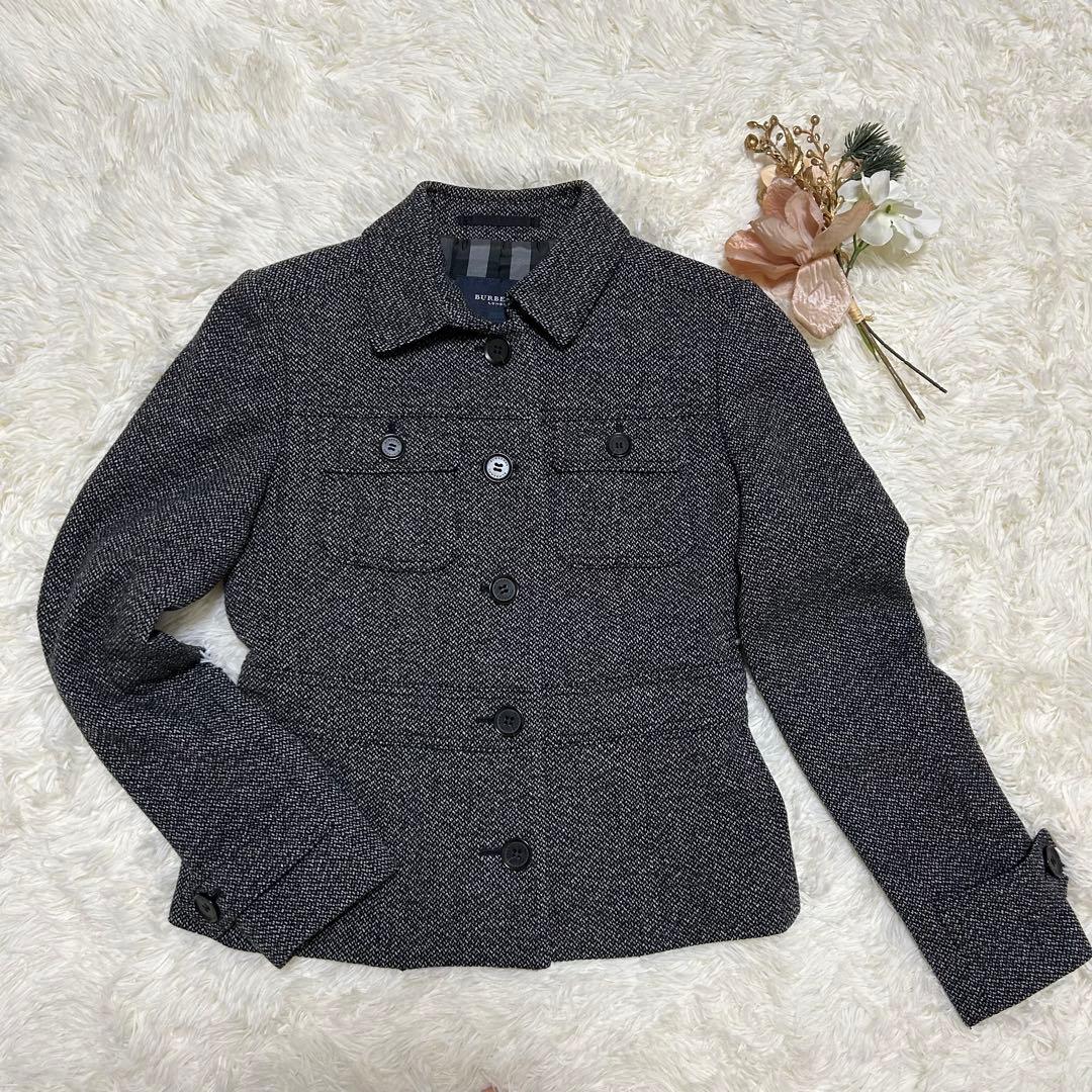 Ana　バーバリー　ロンドン　テーラードジャケット ツイード素材