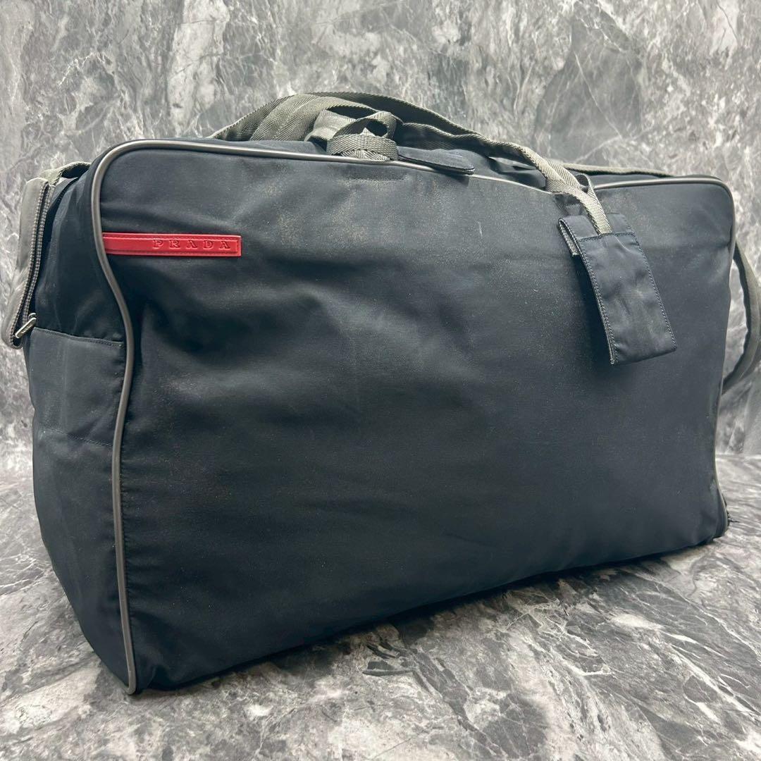 Cary ✨ プラダスポーツ ボストンバッグ V368 ダークネイビー×