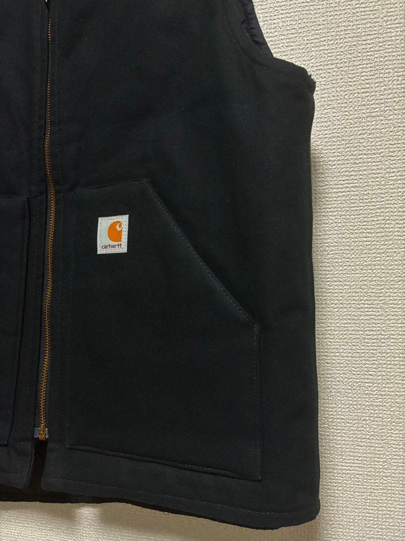 Carhartt カーハート ダックベスト ブラック 黒 メキシコ製