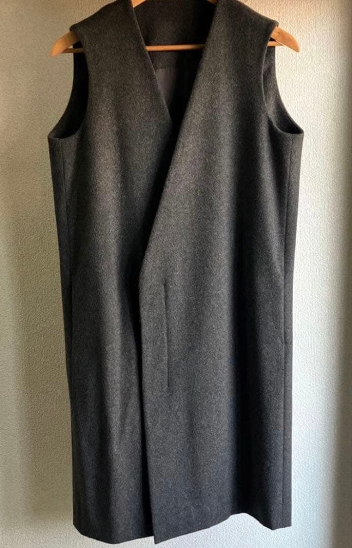 【美品】ゴーシュ　スーパー100'sビーバー ロングベスト