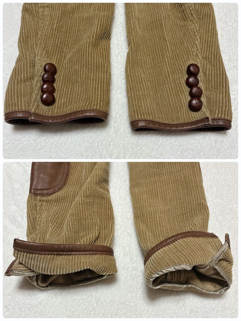 ラルフローレン テーラードジャケット コーデュロイ エルボーパッチ 胡桃ボタン