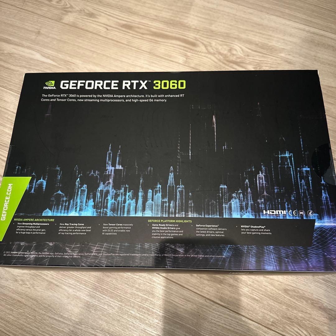 玄人志向　GeForce RTX 3060 12GB GDDR6