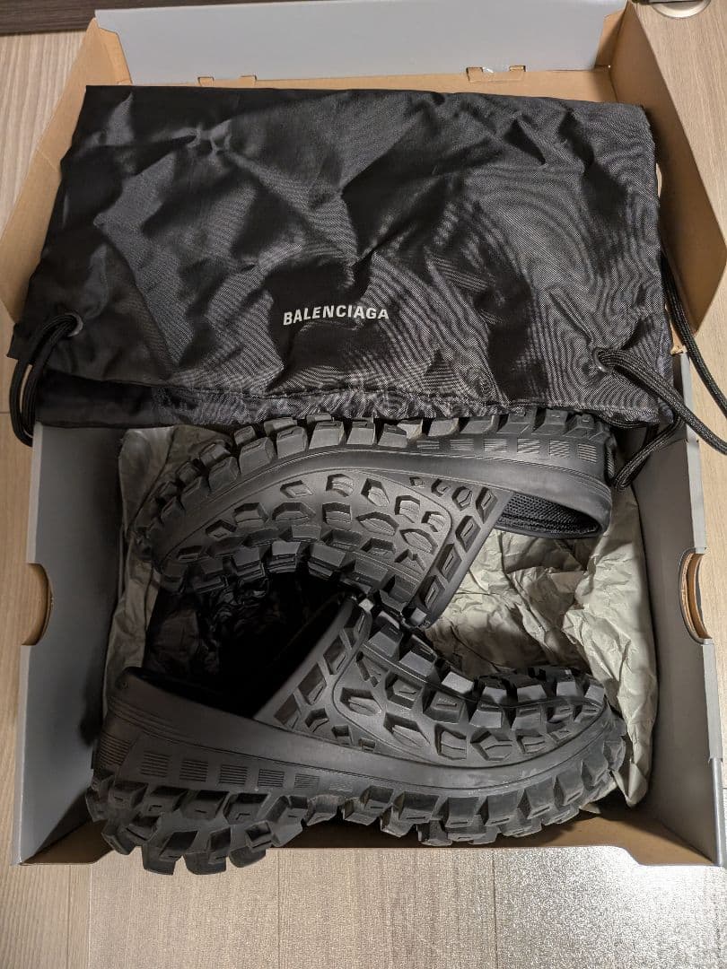 熊*認様 BALENCIAGA 23SS ディフェンダークロッグ サンダル 41