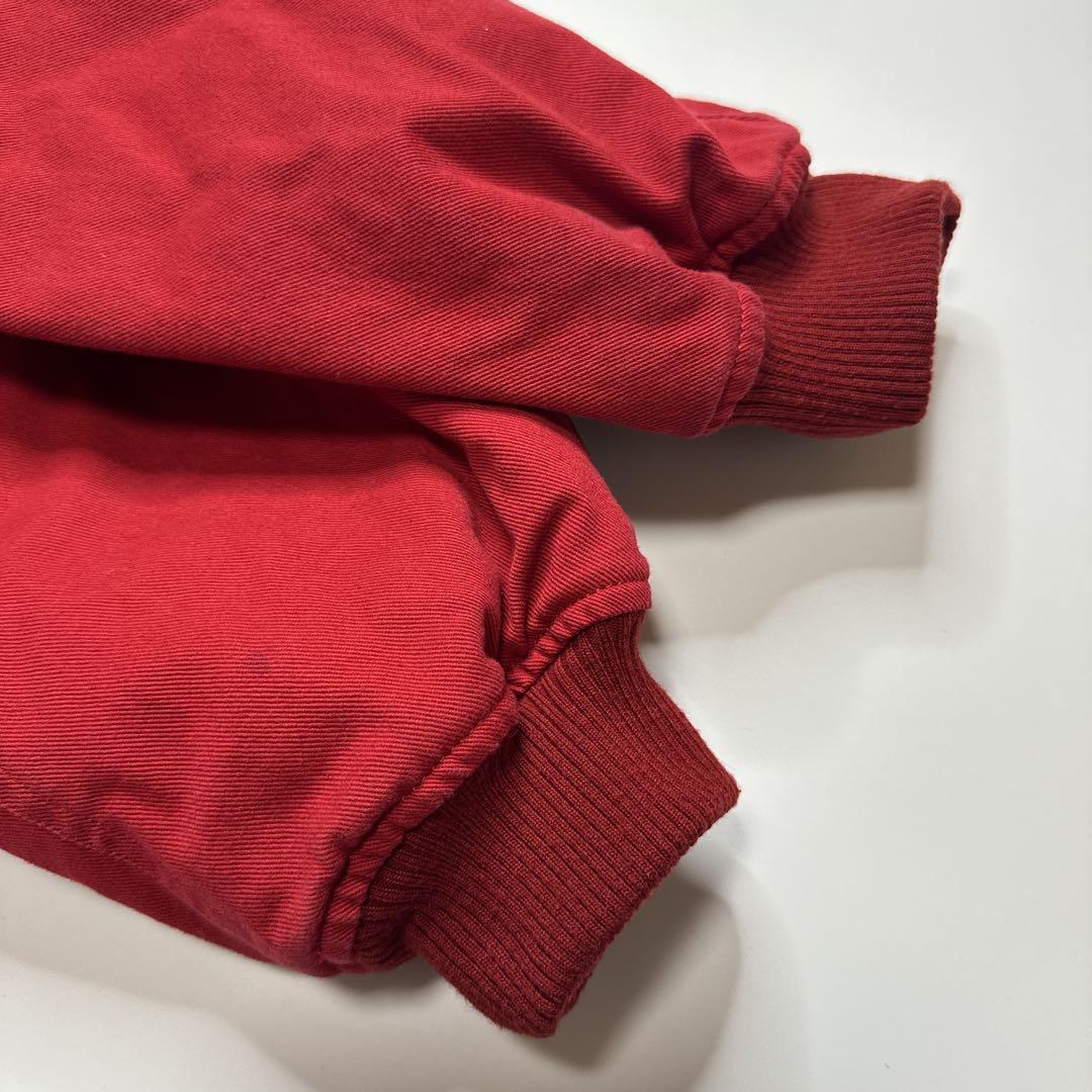 【美品】ピンクハウス　イニシャルロゴ　ワッペン　ブルゾン　クマ刺繍　レッド　赤