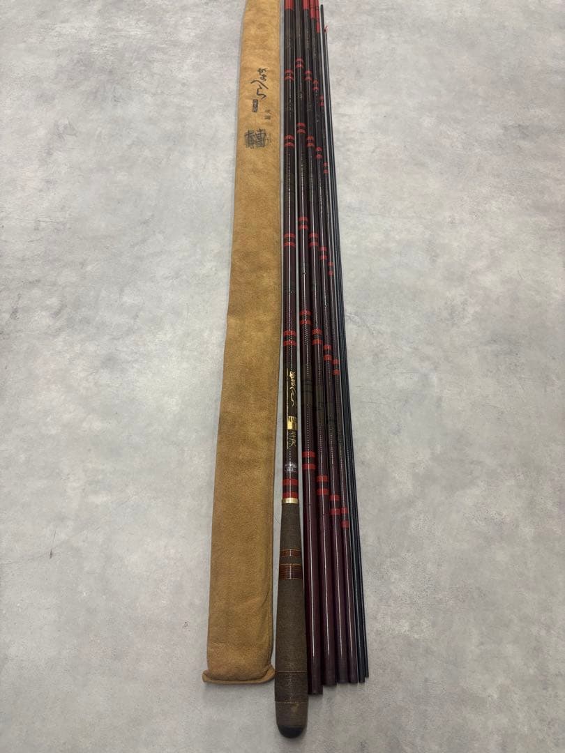 がまへら　MARK II 硬調　21尺　ヘラブナ竿　ケース付き