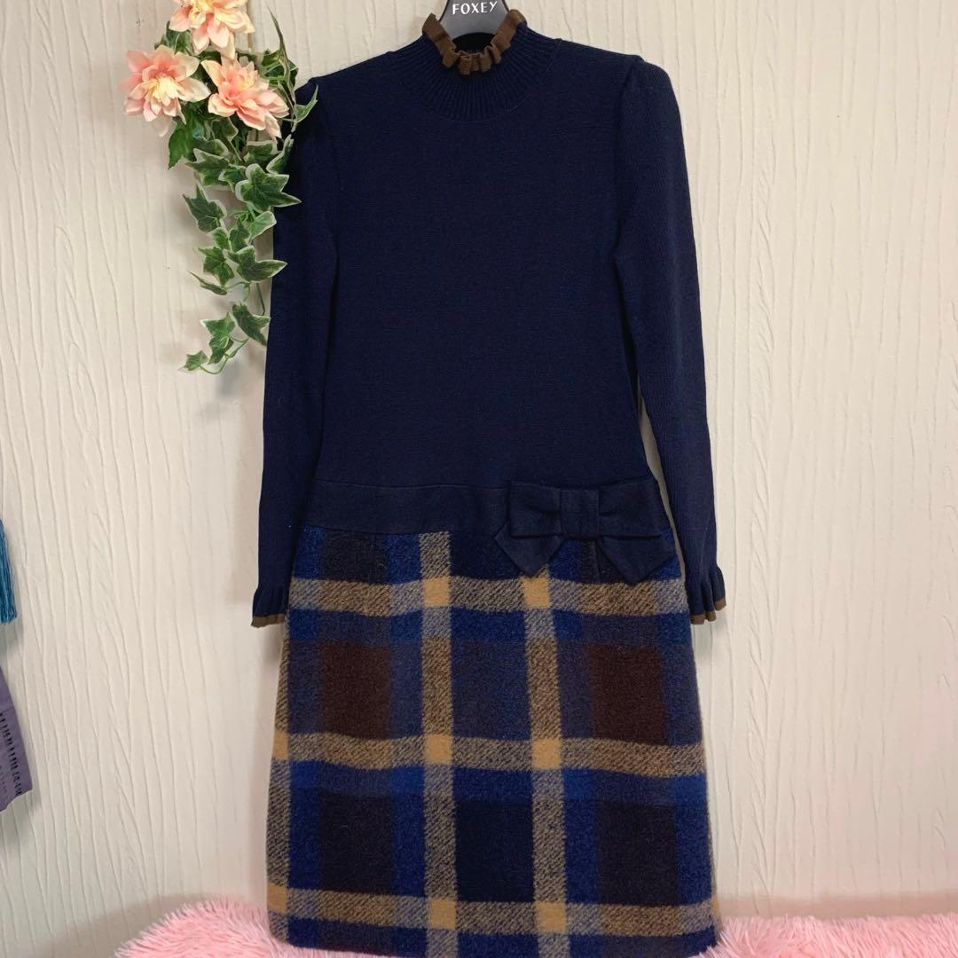 専用♡美品◆M'S GRACY【2020年モデル/ドッキング◆ニットワンピース】