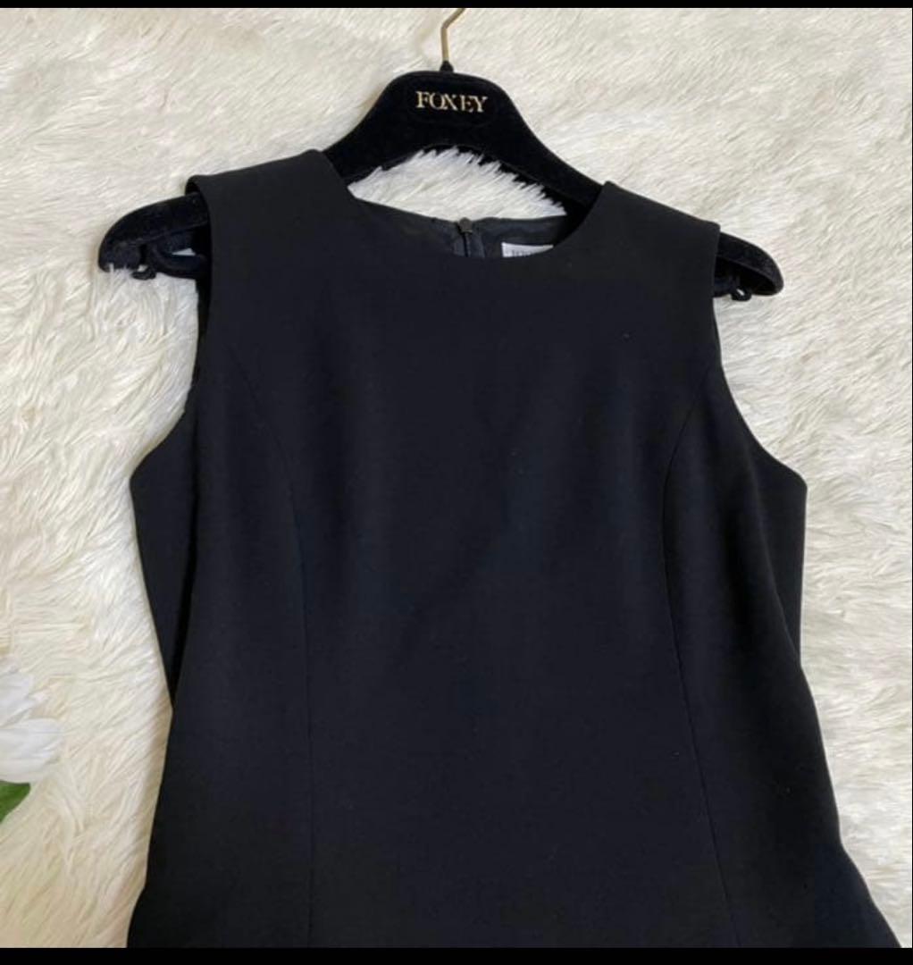 【極美品】FOXEYフォクシー フォーマルスーツ　ワンピース　セットアップ　黒