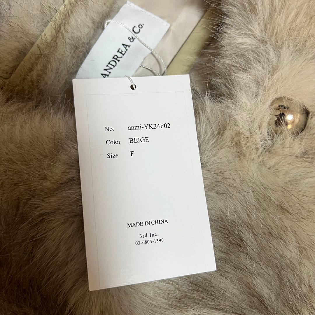 ANDREA&Co. 【24AW新作】 ヨセアツメファージャケット ベージュ