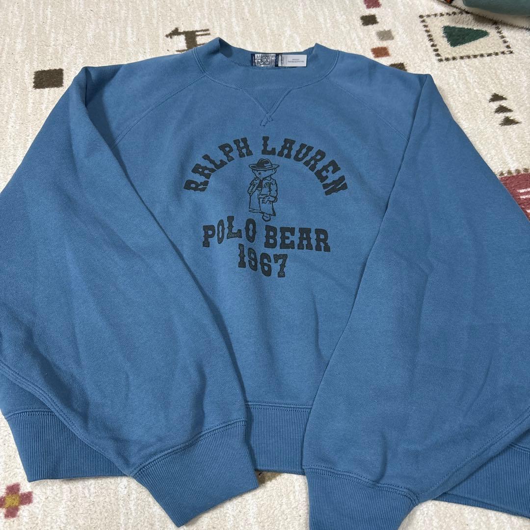 完売品　poloベア ポロベア オーバーサイズ フリース クルーネック