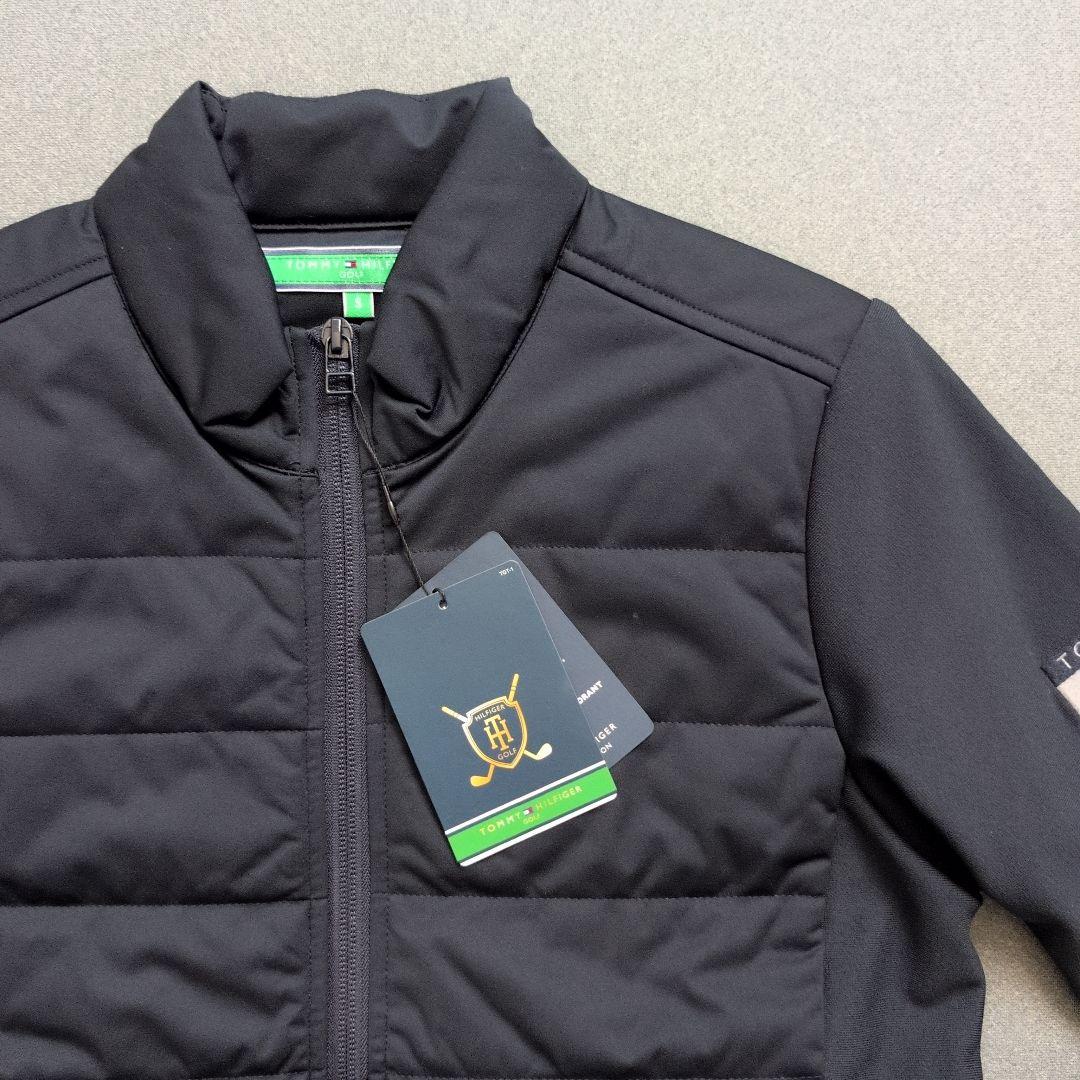 【セール】トミーヒルフィガーゴルフ　中綿フルジップジャケット　ネイビーS