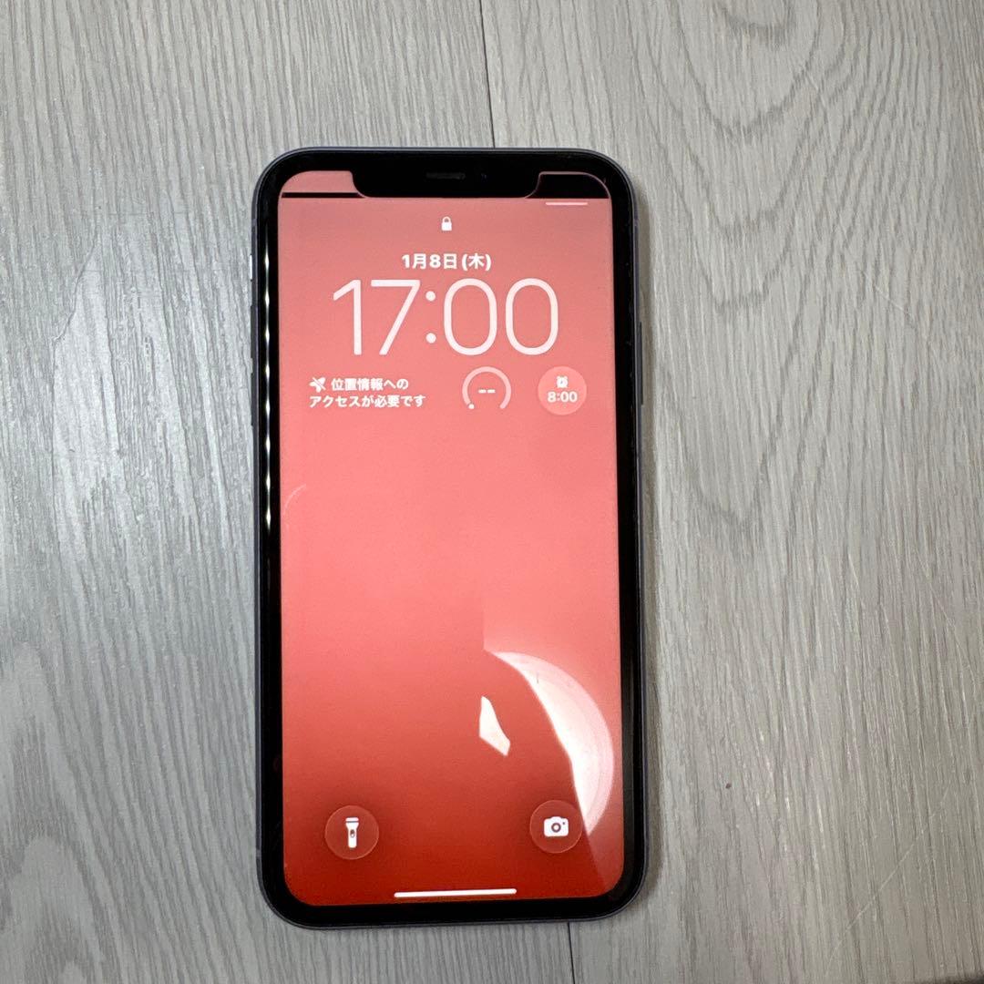 iPhone11 128GBジャンク品 使用可 画面表示不良あり 本体のみ