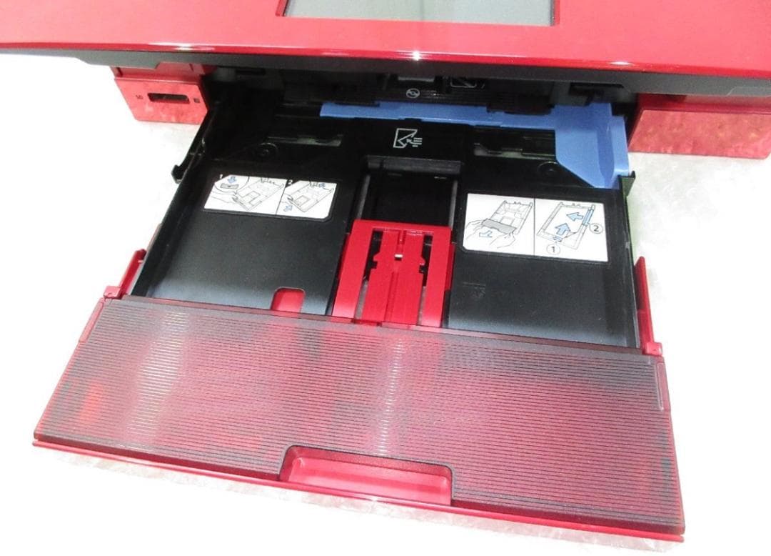 美品 Canon TS8430 レッド インクジェットプリンター_56