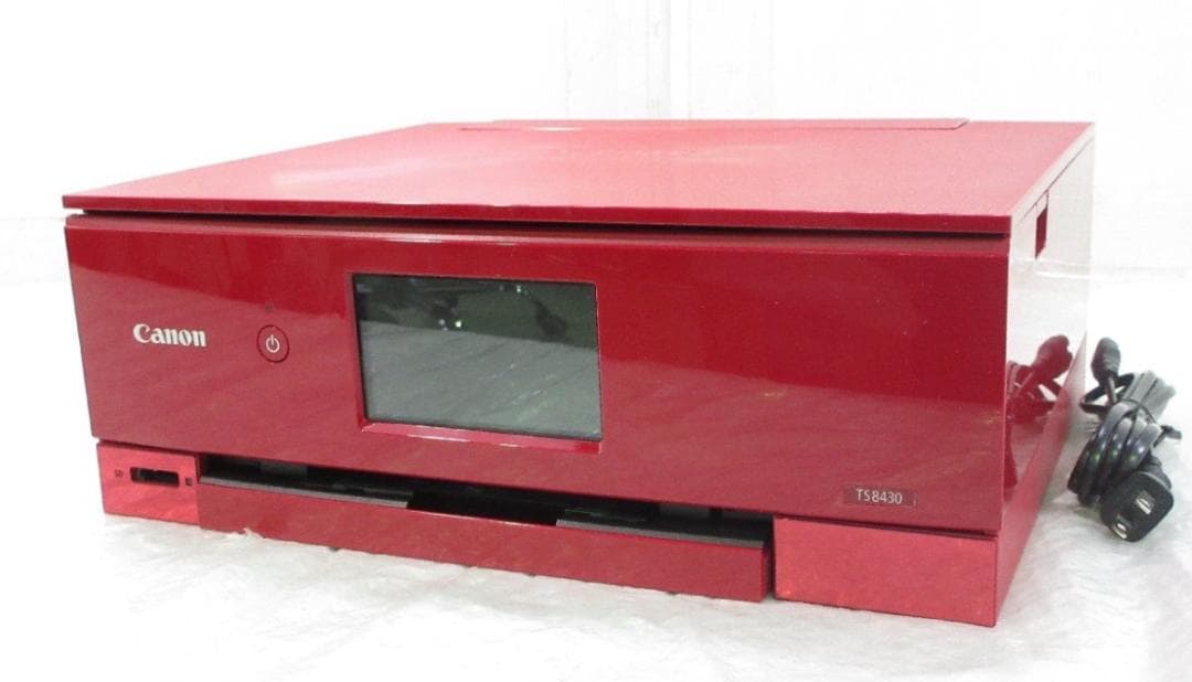 美品 Canon TS8430 レッド インクジェットプリンター_56