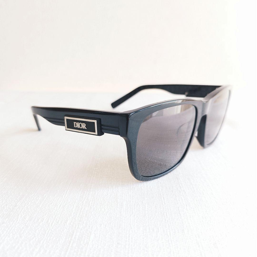 良品✨Dior B23　サングラス　S2F　セルフレーム　フルリム　ケース付き