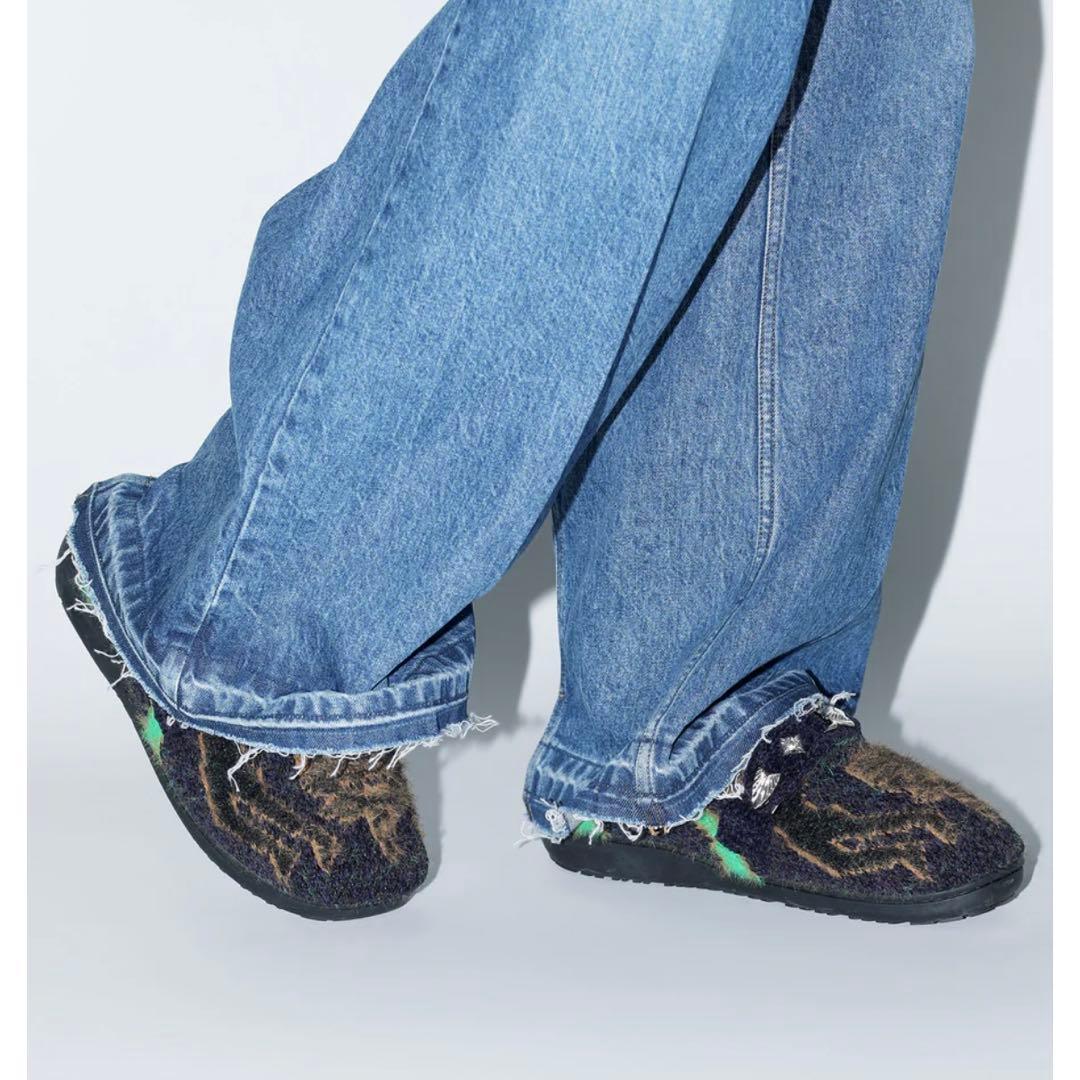 TOGA×SUBU 完売　スリッポン　サンダル　ネイビー・グリーン size2