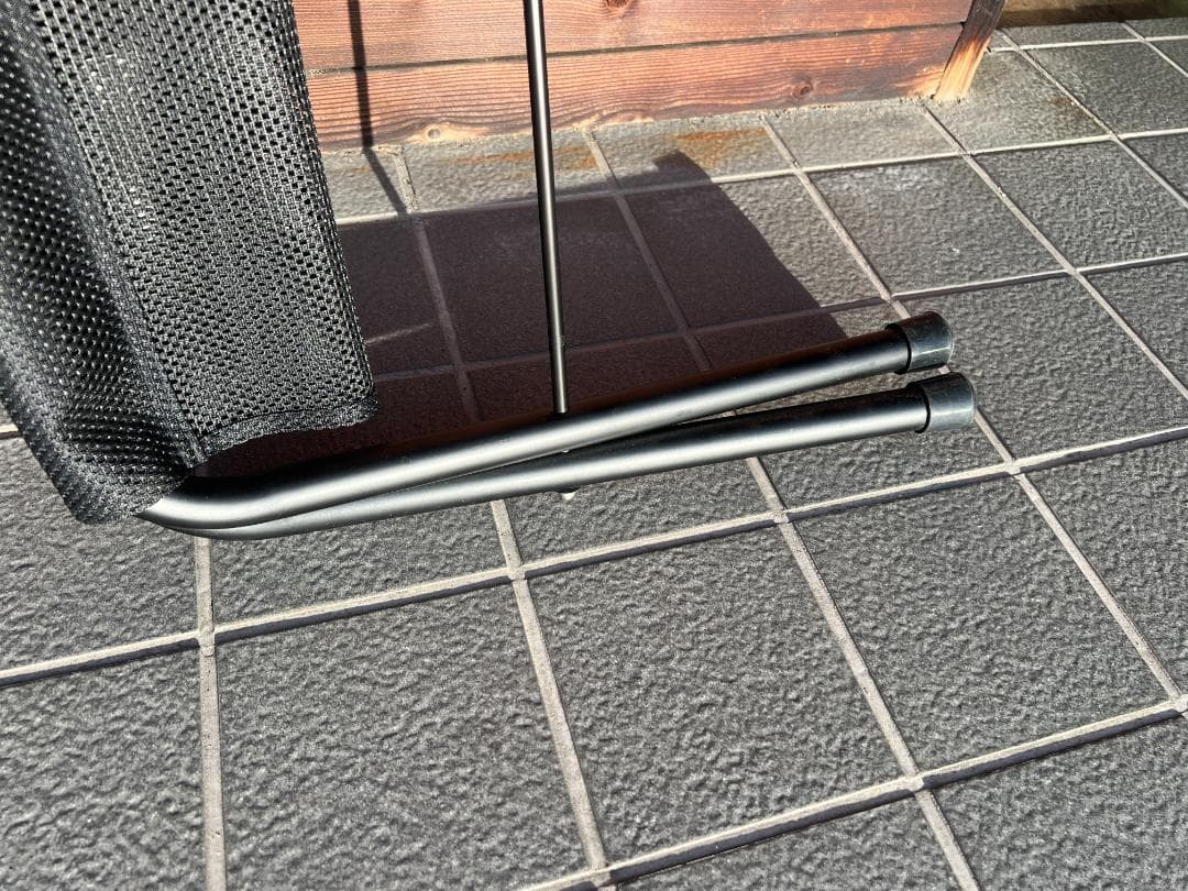 スノーピーク　ブラック 折りたたみ式アウトドアベンチ