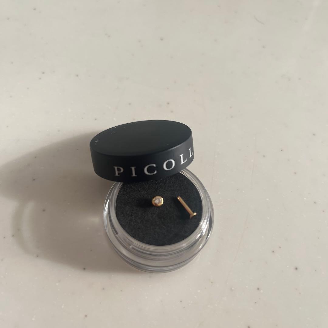 PICOLLET ダイヤ k18片耳用ピアス 16G