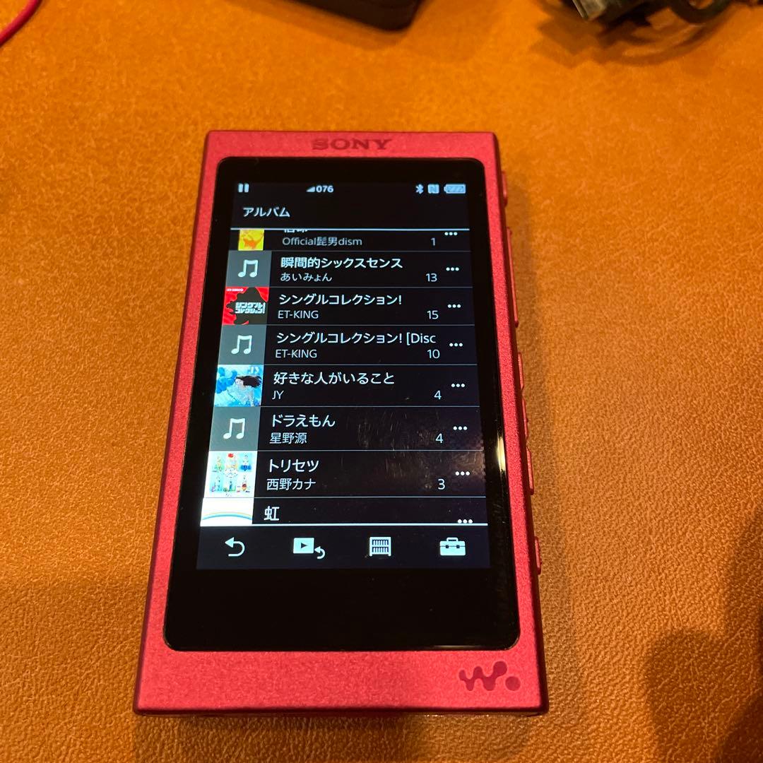SONY NW-A35 デジタルオーディオプレーヤーケース付き動作正常