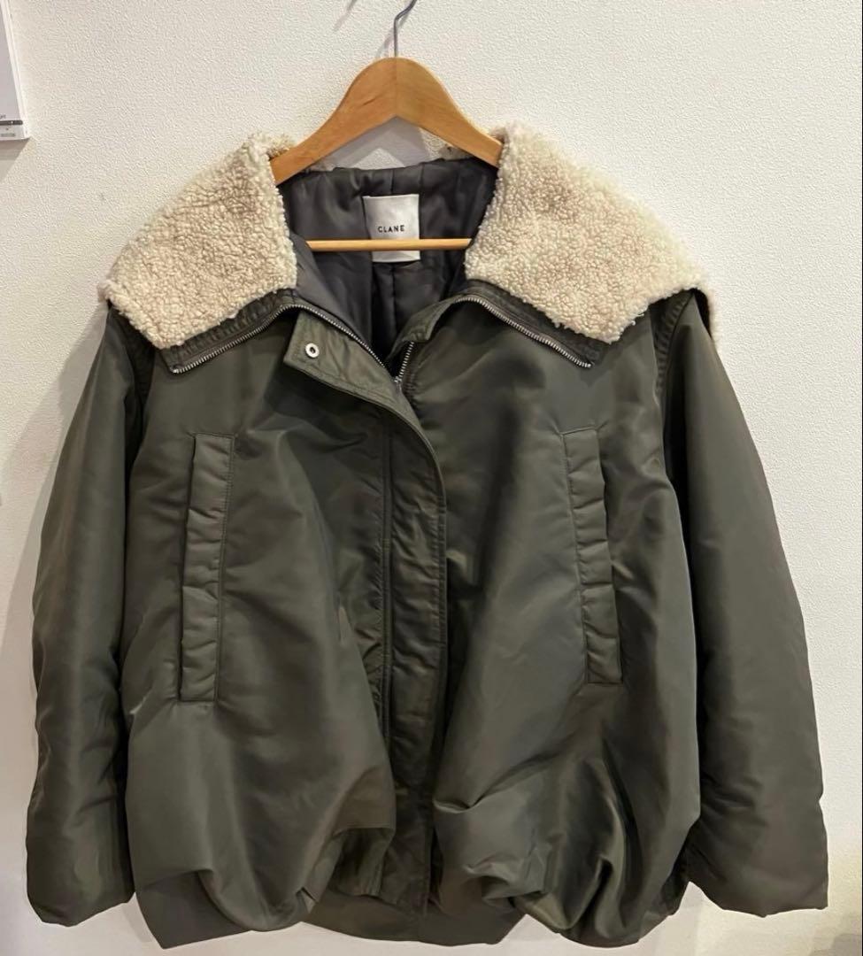 ジャケット・アウター CLANE BALLOON DESIGN HOODED N3B 1