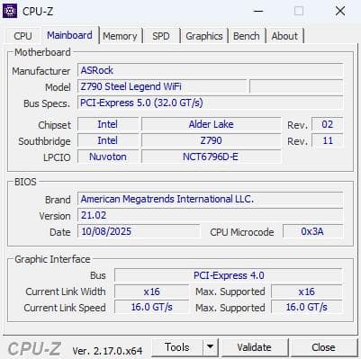 ◆動作OK◆訳あり品◆ASRock Z790 Steel Legend WiFi