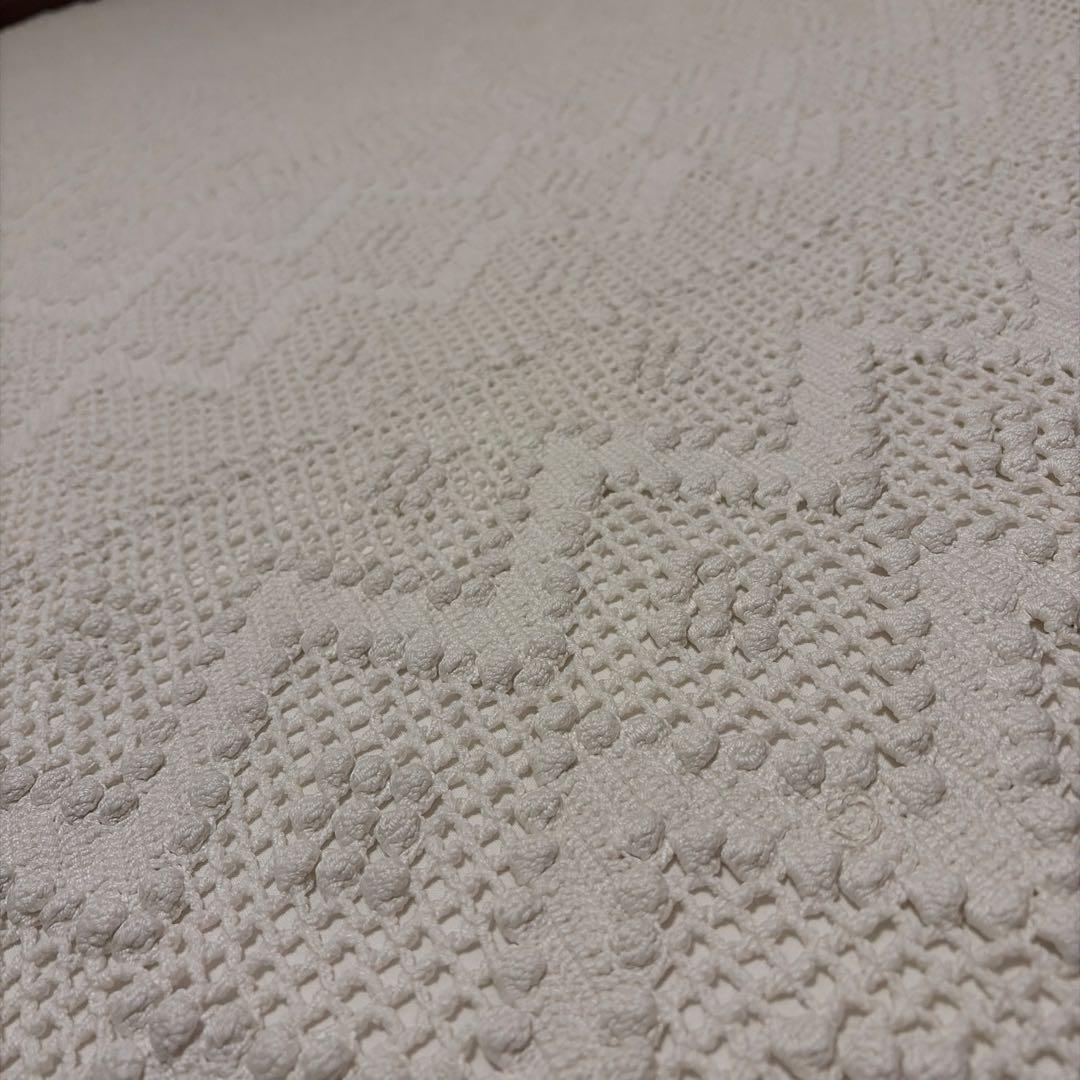 フランス蚤の市 アンティーク ベッドカバー クロシェ かぎ針編み