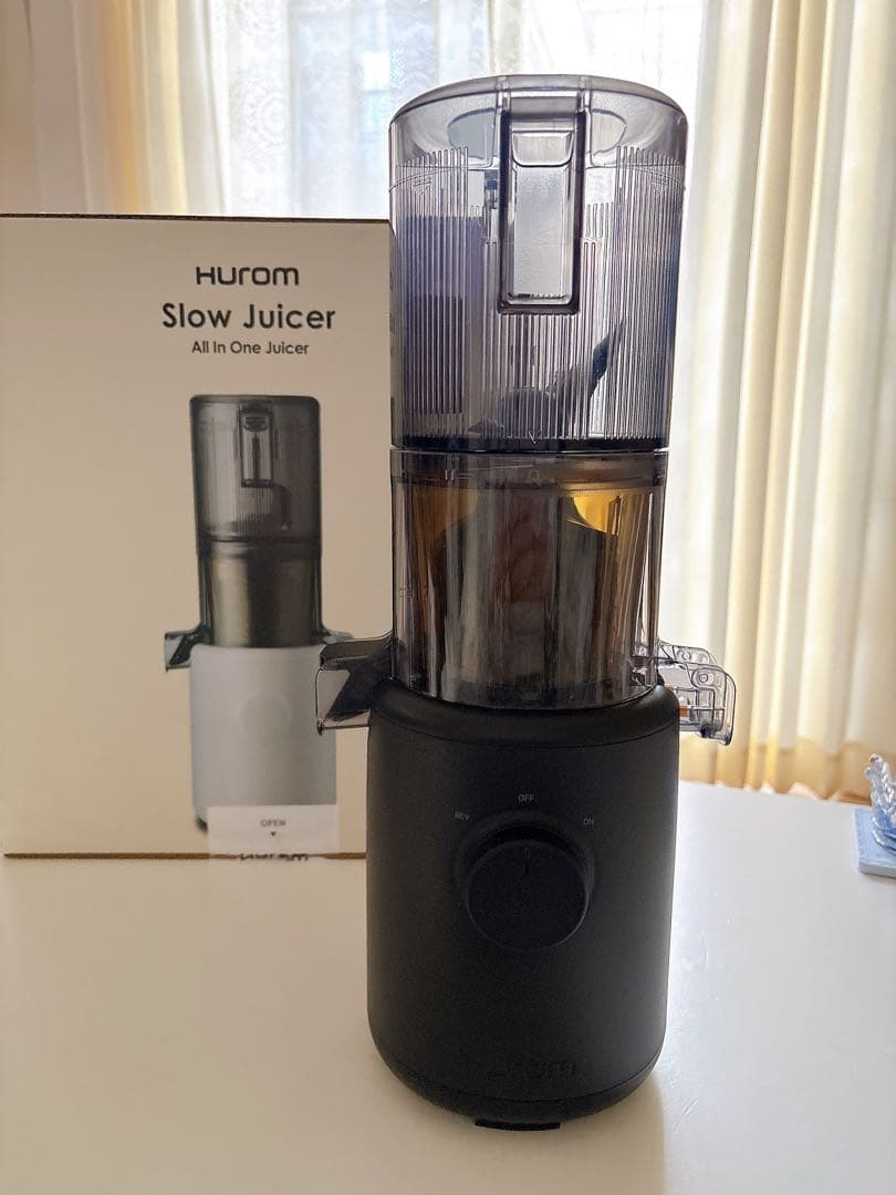 ❤️Hurom ❤️スロージューサー ブラック　レシピ付