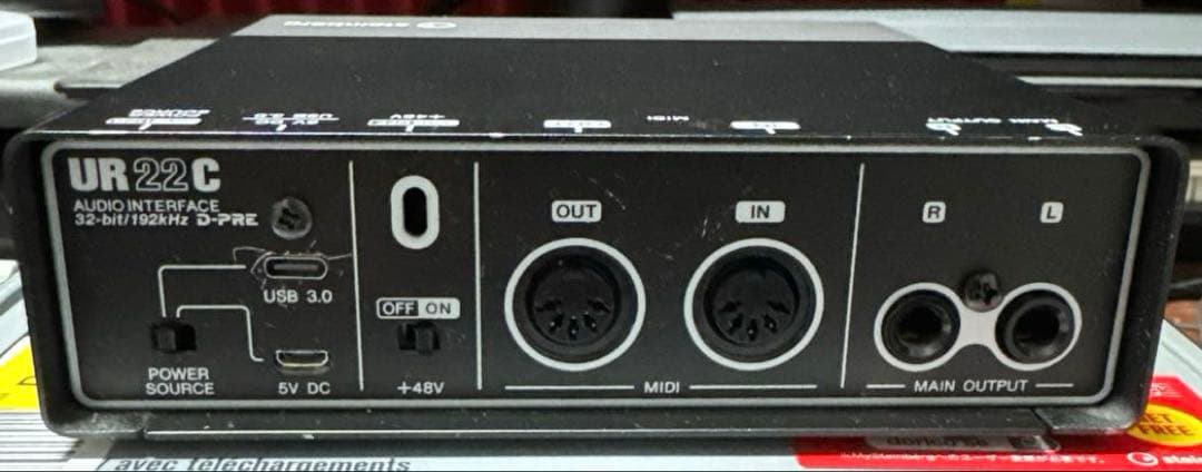 Steinberg UR22C【オーディオインターフェイス】
