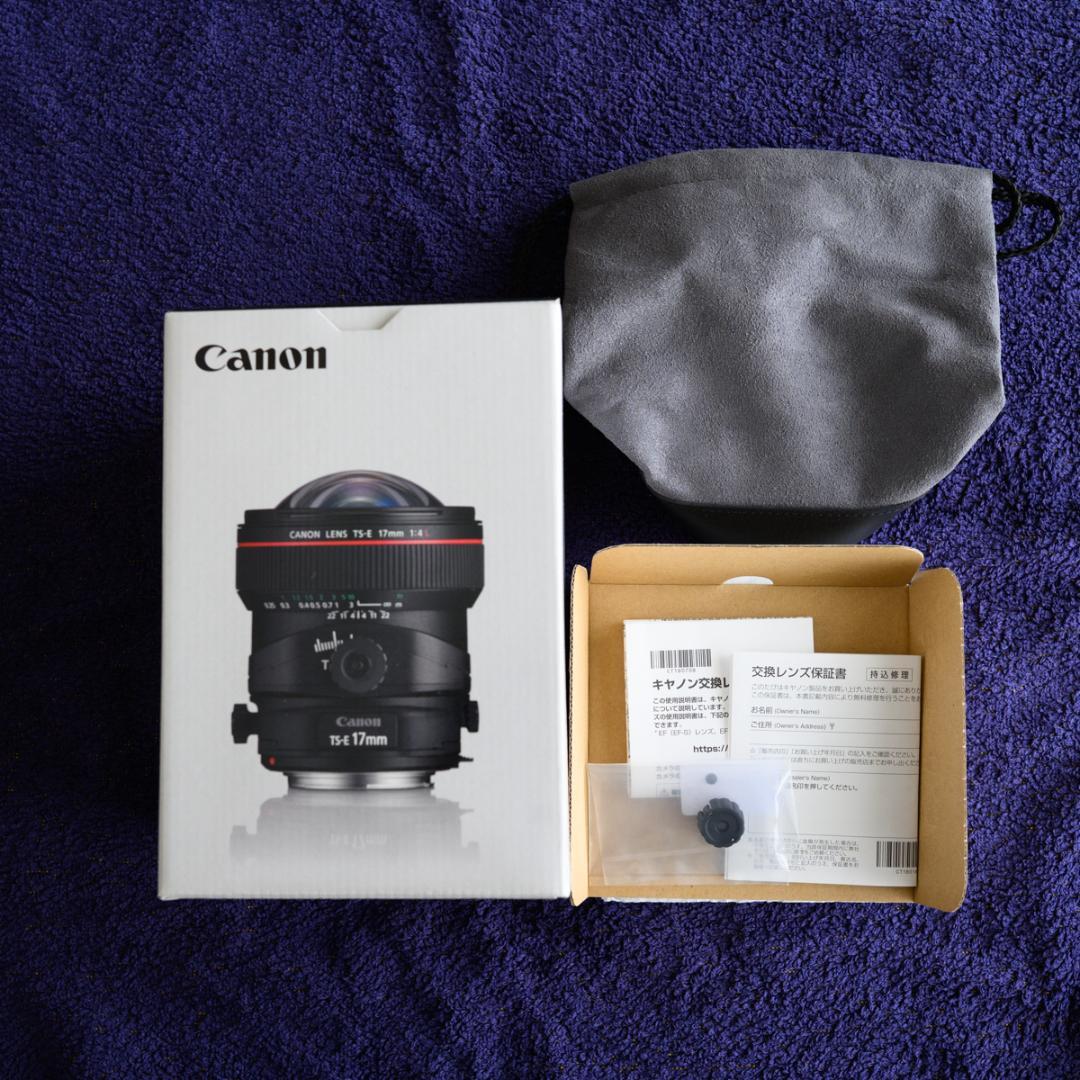 【美品】Canon TS-E 17mm レンズ