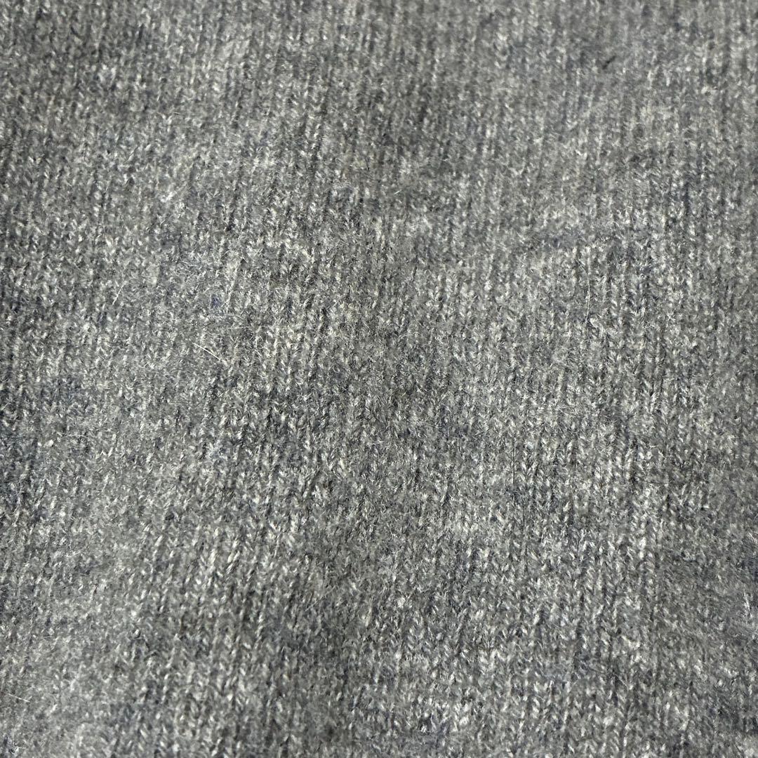 セール 極上の逸品 希少 エポカウォモ セーブル カシミヤ Vネックセーター