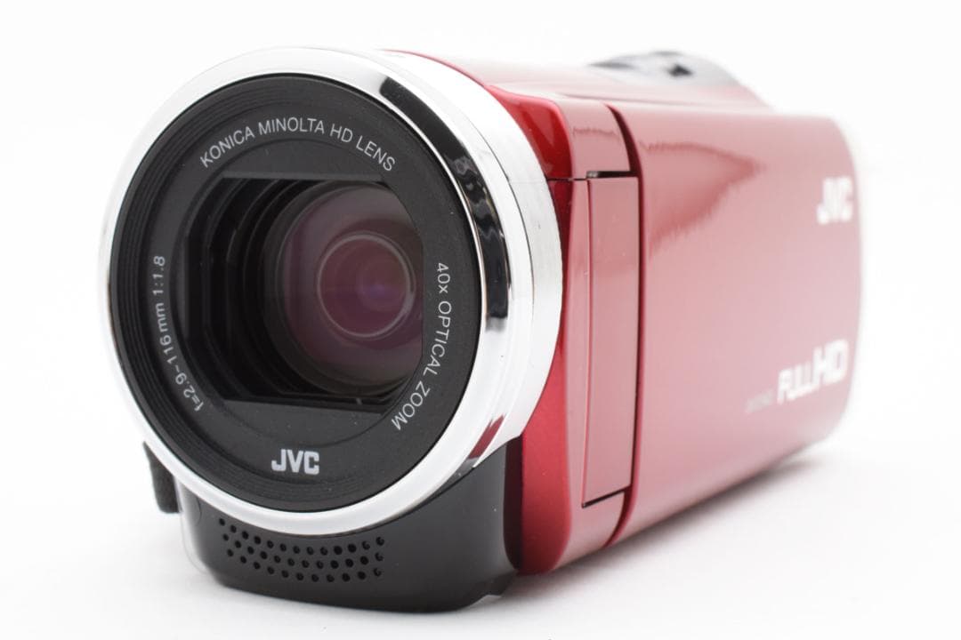 【極美品】JVC Everio GZ-HM199　レッド　動作確認済