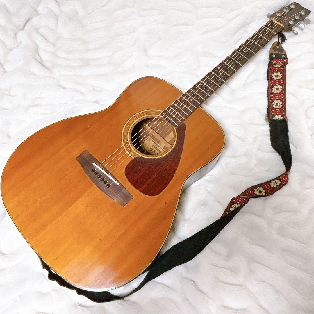 YAMAHA ヤマハ FG-200 グリーンラベル アコギ ハードケース付き
