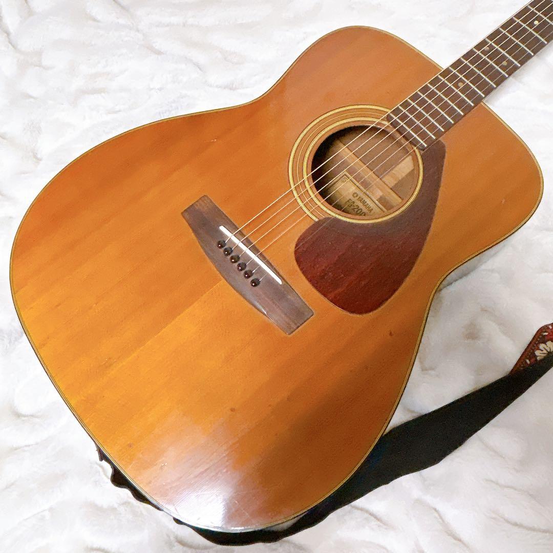 YAMAHA ヤマハ FG-200 グリーンラベル アコギ ハードケース付き