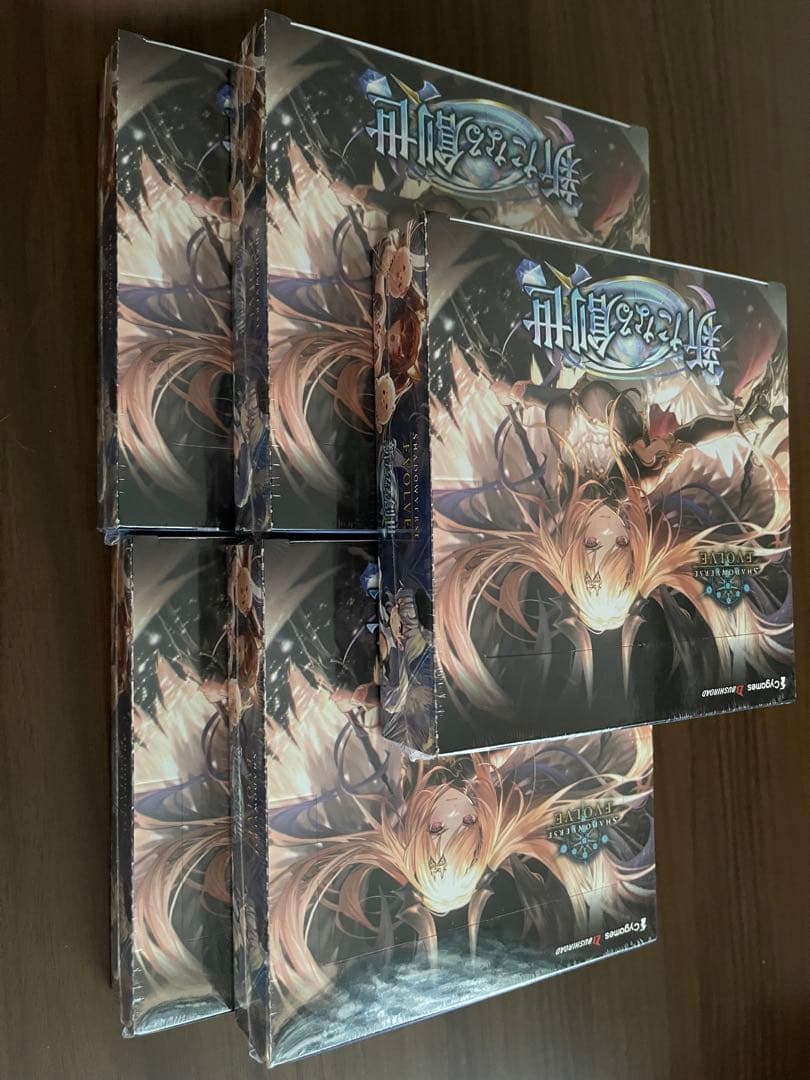 シャドウバースエボルヴ　新たなる創世　5BOX シュリンク付き