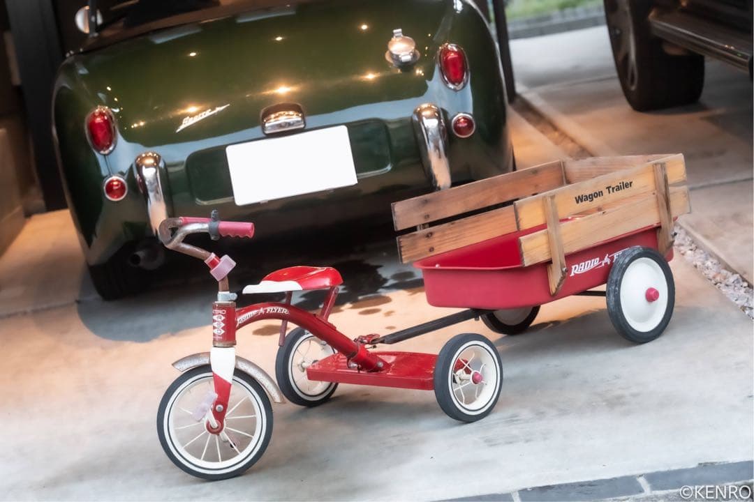 み*こ様 【関東手渡し限定！】ラジオフライヤー 三輪車 ワゴントレーラー アンブ