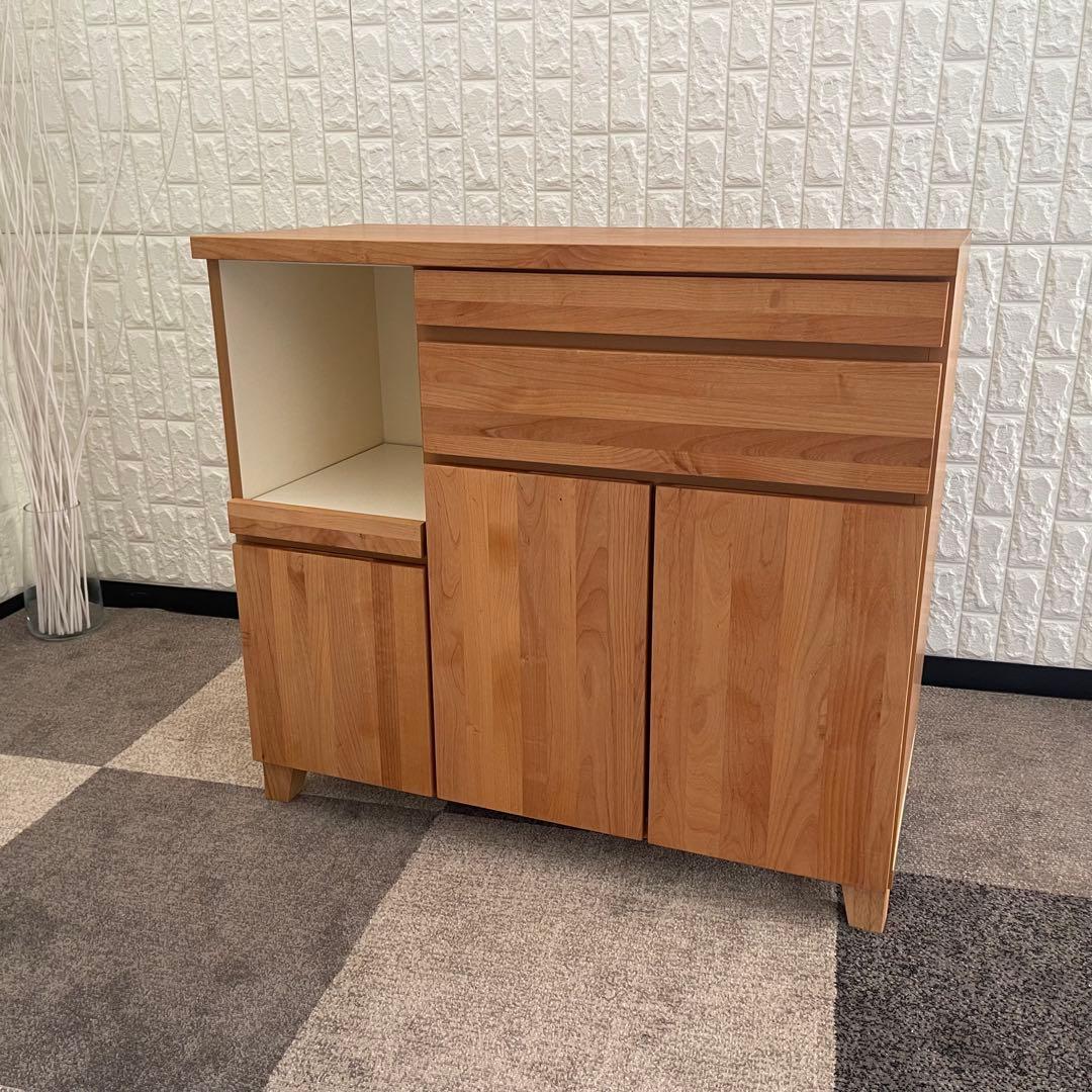 東京23区配送無料✨株式会社サン　家具屋　カップボード　家電ラック　訳あり激安❗️