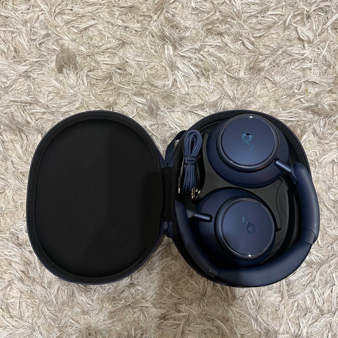 Soundcore SPACE Q45 ワイヤレスヘッドホン ネイビー