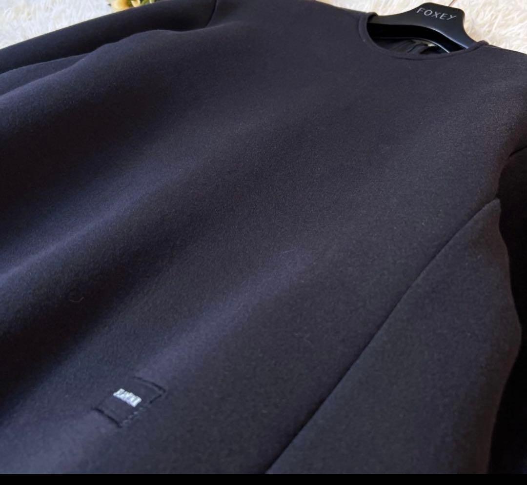 【美品❣️】BLAMINK ブラミンク ロゴ パッチ ブラック スウェット