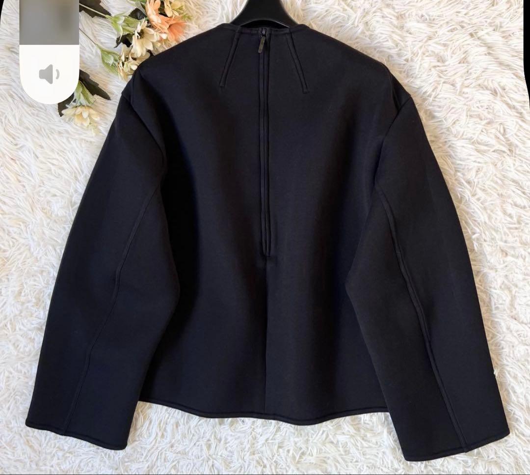 【美品❣️】BLAMINK ブラミンク ロゴ パッチ ブラック スウェット