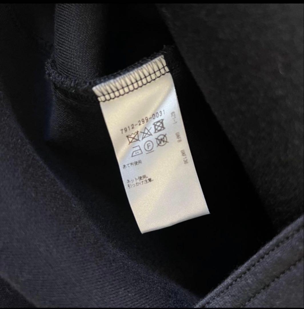 【美品❣️】BLAMINK ブラミンク ロゴ パッチ ブラック スウェット