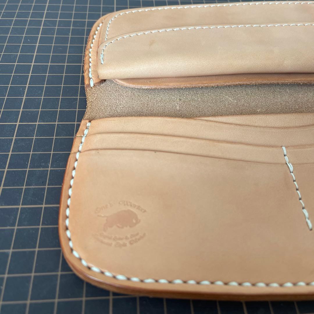 One’s Workerワンズワーカーサドルロングウォレットナチュラル
