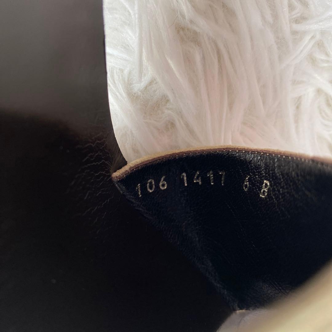 希少　【GUCCI】グッチ　ミュール　サンダル　ヒール　ベージュ　6B 金具