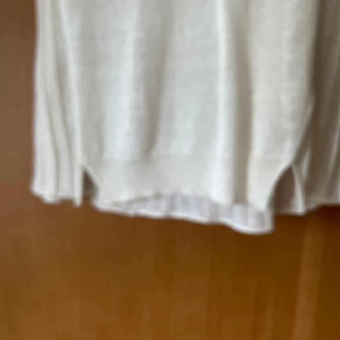 ロロピアーナ　プリーツトップス　リネンシルク