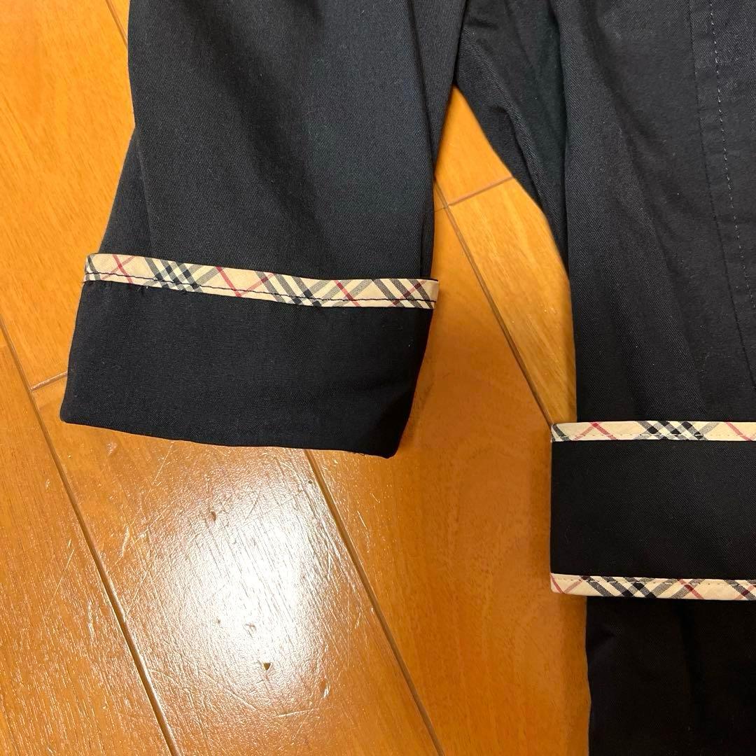 ♡大人気♡ バーバリーブルーレーベル♡フルジップ シャツワンピース ベルト付 黒