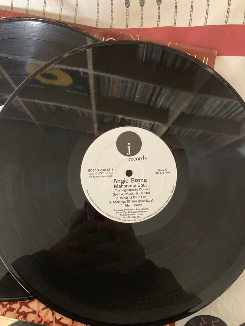 洋楽 Angie Stone Mahogany Soul LP